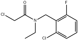 2-Chloro-N-(2-chloro-6-fluoro-benzyl)-N-ethyl-acetaMide Struktur