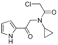 2-Chloro-N-cyclopropyl-N-[2-oxo-2-(1H-pyrrol-2-yl)-ethyl]-acetaMide Struktur