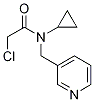 2-Chloro-N-cyclopropyl-N-pyridin-3-ylMethyl-acetaMide Struktur