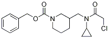 3-{[(2-Chloro-acetyl)-cyclopropyl-aMino]-Methyl}-piperidine-1-carboxylic acid benzyl ester Struktur