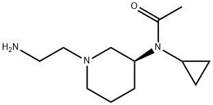 N-[(S)-1-(2-AMino-ethyl)-piperidin-3-yl]-N-cyclopropyl-acetaMide Struktur