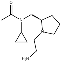 N-[(S)-1-(2-AMino-ethyl)-pyrrolidin-2-ylMethyl]-N-cyclopropyl-acetaMide Struktur