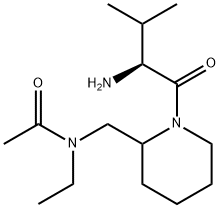 N-[1-((S)-2-AMino-3-Methyl-butyryl)-piperidin-2-ylMethyl]-N-ethyl-acetaMide Struktur