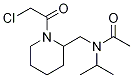 N-[1-(2-Chloro-acetyl)-piperidin-2-ylMethyl]-N-isopropyl-acetaMide Struktur