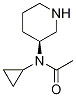 N-Cyclopropyl-N-(S)-piperidin-3-yl-acetaMide Struktur