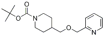 4-(Pyridin-2-ylmethoxymethyl)-piperidine-1-carboxylic acid tert-butyl ester Struktur