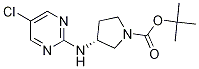 (R)-3-(5-Chloro-pyrimidin-2-ylamino)-pyrrolidine-1-carboxylic acid tert-butyl ester Struktur