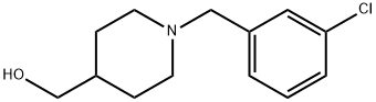 [1-(3-Chloro-benzyl)-piperidin-4-yl]-methanol Struktur