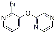 2-(2-Bromo-pyridin-3-yloxy)-pyrazine Struktur