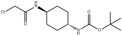 (1R,4R)- [4-(2-Chloro-acetylaMino)-cyclohexyl]-carbaMic acid tert-butyl ester Struktur