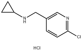 (6-Chloro-pyridin-3-ylMethyl)-cyclopropyl-aMine hydrochloride Struktur