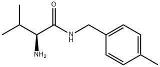 (S)-2-AMino-3-Methyl-N-(4-Methyl-benzyl)-butyraMide Struktur