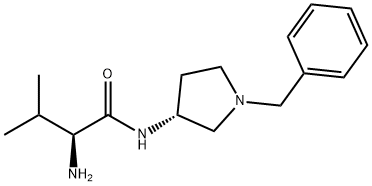 (S)-2-AMino-N-((R)-1-benzyl-pyrrolidin-3-yl)-3-Methyl-butyraMide Struktur