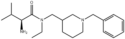 (S)-2-AMino-N-(1-benzyl-piperidin-3-ylMethyl)-N-ethyl-3-Methyl-butyraMide Struktur