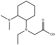 [(2-DiMethylaMino-cyclohexyl)-ethyl-aMino]-acetic acid Struktur