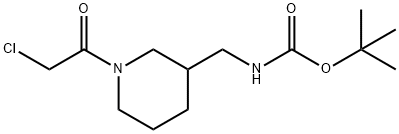 [1-(2-Chloro-acetyl)-piperidin-3-yl]-Methyl-carbaMic acid tert-butyl ester Struktur