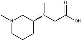 [Methyl-((R)-1-Methyl-piperidin-3-yl)-aMino]-acetic acid Struktur