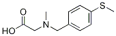 [Methyl-(4-Methylsulfanyl-benzyl)-aMino]-acetic acid Struktur