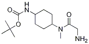 {4-[(2-AMino-acetyl)-Methyl-aMino]-cyclohexyl}-carbaMic acid tert-butyl ester Struktur