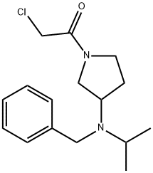 1-[3-(Benzyl-isopropyl-aMino)-pyrrolidin-1-yl]-2-chloro-ethanone Struktur