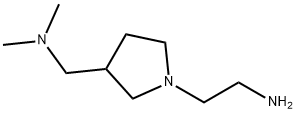 2-(3-DiMethylaMinoMethyl-pyrrolidin-1-yl)-ethylaMine Struktur