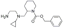 2-{[(2-AMino-ethyl)-cyclopropyl-aMino]-Methyl}-piperidine-1-carboxylic acid benzyl ester Struktur