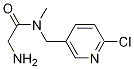 2-AMino-N-(6-chloro-pyridin-3-ylMethyl)-N-Methyl-acetaMide Struktur