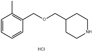 4-(2-Methyl-benzyloxyMethyl)-piperidine hydrochloride Struktur