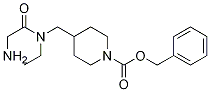 4-{[(2-AMino-acetyl)-ethyl-aMino]-Methyl}-piperidine-1-carboxylic acid benzyl ester Struktur