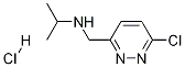 N-((6-chloropyridazin-3-yl)Methyl)propan-2-aMine hydrochloride Struktur