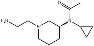 N-[(R)-1-(2-AMino-ethyl)-piperidin-3-yl]-N-cyclopropyl-acetaMide Struktur