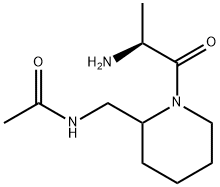 N-[1-((S)-2-AMino-propionyl)-piperidin-2-ylMethyl]-acetaMide Struktur