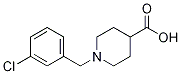 1-(3-chlorobenzyl)piperidine-4-carboxylic acid Struktur