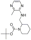 2-[(3-Methyl-pyrazin-2-ylamino)-methyl]-piperidine-1-carboxylic acid tert-butyl ester Struktur