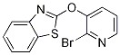 2-(2-Bromo-pyridin-3-yloxy)-benzothiazole Struktur