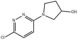 1-(6-Chloro-pyridazin-3-yl)-pyrrolidin-3-ol Struktur