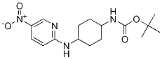 [4-(5-Nitro-pyridin-2-ylamino)-cyclohexyl]-carbamic acid tert-butyl ester Struktur