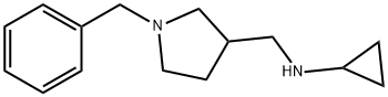 (1-Benzyl-pyrrolidin-3-ylMethyl)-cyclopropyl-aMine Struktur