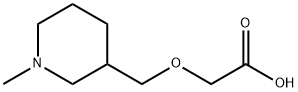 (1-Methyl-piperidin-3-ylMethoxy)-acetic acid Struktur