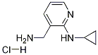 (3-AMinoMethyl-pyridin-2-yl)-cyclopropyl-aMine hydrochloride Struktur