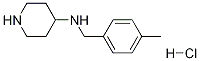 (4-Methyl-benzyl)-piperidin-4-yl-aMine hydrochloride Struktur