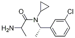 (S)-2-AMino-N-[1-(3-chloro-phenyl)-ethyl]-N-cyclopropyl-propionaMide Struktur