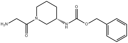 [(S)-1-(2-AMino-acetyl)-piperidin-3-yl]-carbaMic acid benzyl ester Struktur