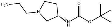 [(S)-1-(2-AMino-ethyl)-pyrrolidin-3-yl]-carbaMic acid tert-butyl ester Struktur