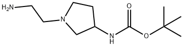 [1-(2-AMino-ethyl)-pyrrolidin-3-yl]-carbaMic acid tert-butyl ester Struktur