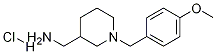 [1-(4-Methoxy-benzyl)-piperidin-3-yl]-Methyl-aMine hydrochloride|[1-(4-甲氧基-芐基)-哌啶-3-基]-甲基-胺鹽酸鹽