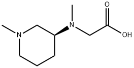 [Methyl-((S)-1-Methyl-piperidin-3-yl)-aMino]-acetic acid Struktur