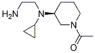 1-{(S)-3-[(2-AMino-ethyl)-cyclopropyl-aMino]-piperidin-1-yl}-ethanone Struktur