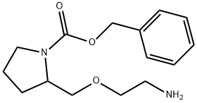 2-(2-AMino-ethoxyMethyl)-pyrrolidine-1-carboxylic acid benzyl ester Struktur