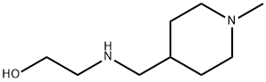 2-[(1-Methyl-piperidin-4-ylMethyl)-aMino]-ethanol Struktur